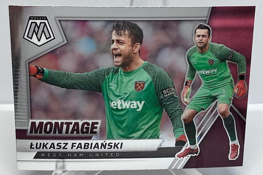 2021-22 Panini Mosaic Premier League Montage Lukasz Fabianski #9