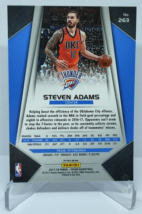 2017-18 Panini Prizm Silver Steven Adams OKC Thunder #263