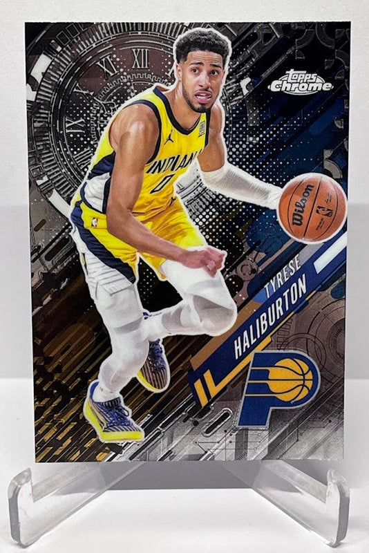 2025-26 Topps Chrome Go Time Tyrese Haliburton Indiana Pacers