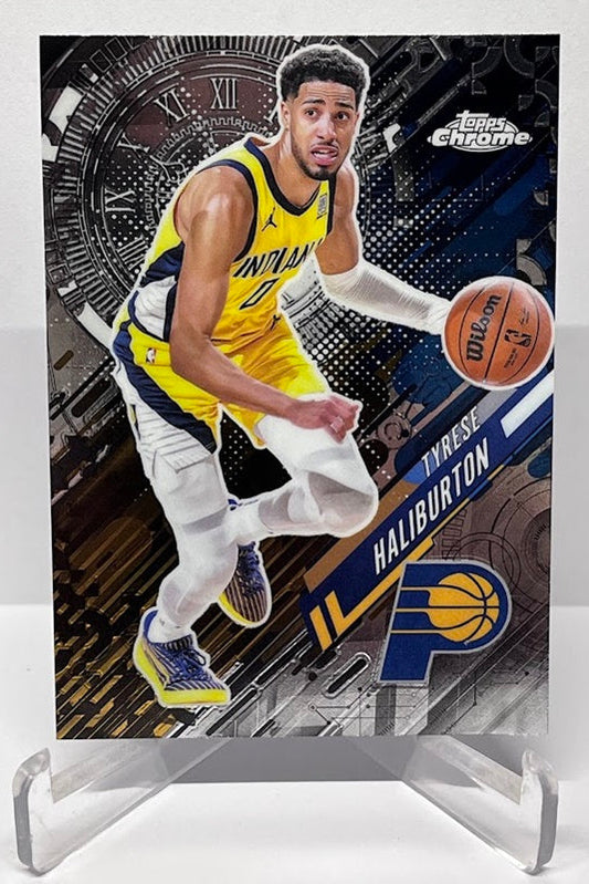 2025-26 Topps Chrome Go Time Tyrese Haliburton Indiana Pacers