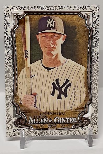 2024 Topps Allen & Ginter Foil Filigree DJ LeMahieu Yankees #301