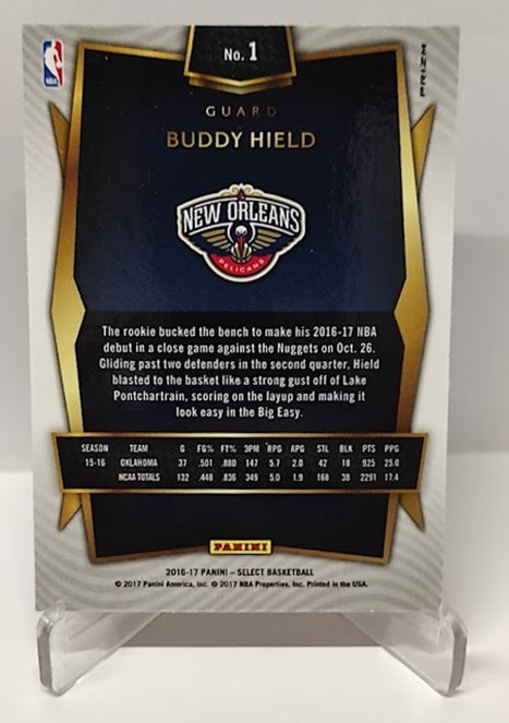 2016-17 Panini Select Tri Color Prizm RC Buddy Hield Pelicans #1