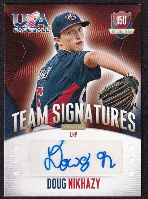 2014 Panini USA Baseball National Team Signatures Doug Nikhazy 108/299