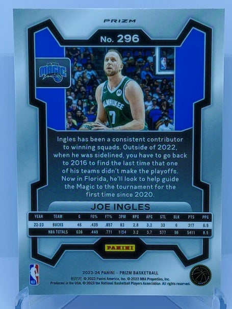 2023-24 Panini Prizm Pink Ice Prizm Joe Ingles Magic #296