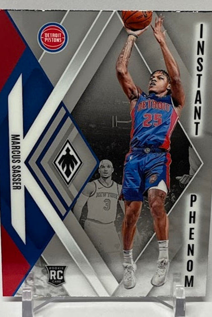 2023-24 Panini Phoenix Instant Phenom RC Marcus Sasser Pistons #18