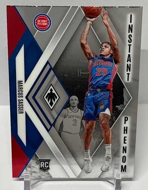 2023-24 Panini Phoenix Instant Phenom RC Marcus Sasser Pistons #18