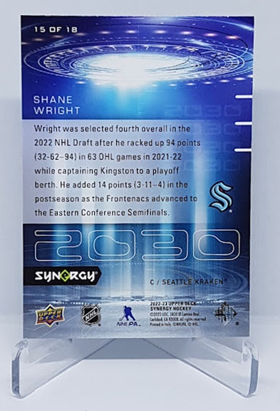 2022-23 Upper Deck Synergy 2030 Shane Wright Kraken