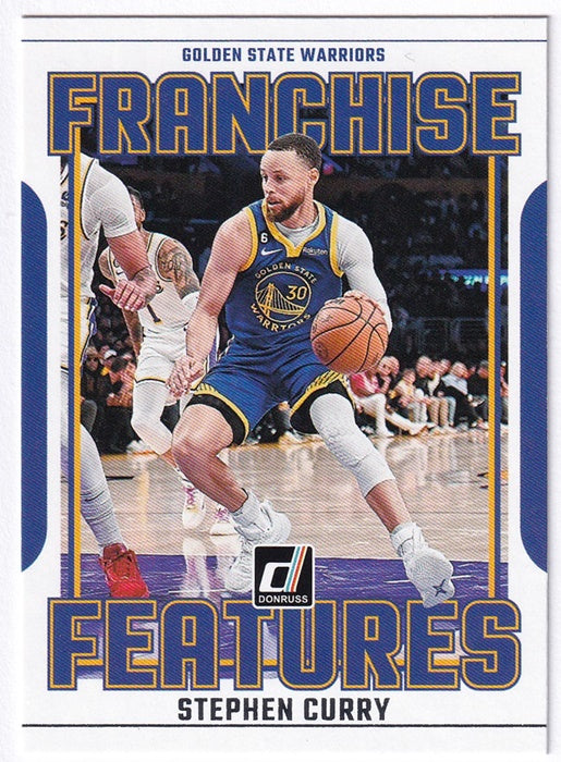 2023-24 Panini Donruss Franchise Features Stephen Curry Warriors #21