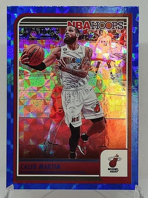 2023-24 Panini Hoops Hyper Blue Caleb Martin Heat #96