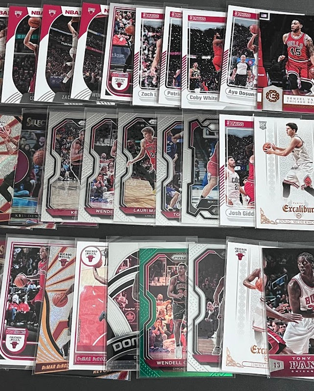 30 Card Team Lot CHICAGO BULLS Rookies & Veterans A