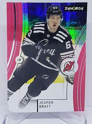 2021-22 Upper Deck Synergy Acetate Jesper Bratt New Jersey Devils #36