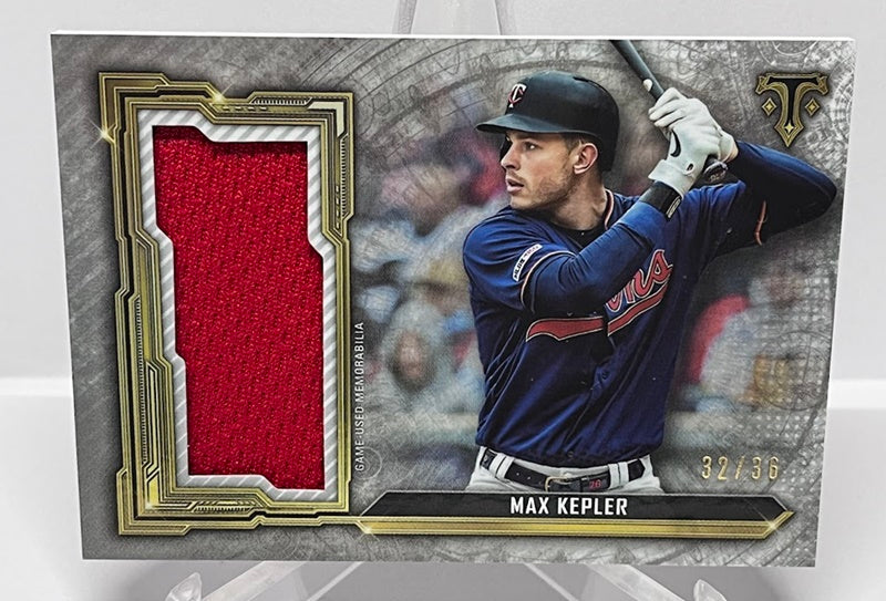 2020 Topps Triple Threads Single Jumbo Relics Max Kepler Twins 32/36