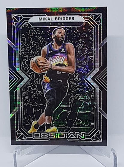 2021-22 Panini Obsidian Electric Etch Mikal Bridges Suns #37