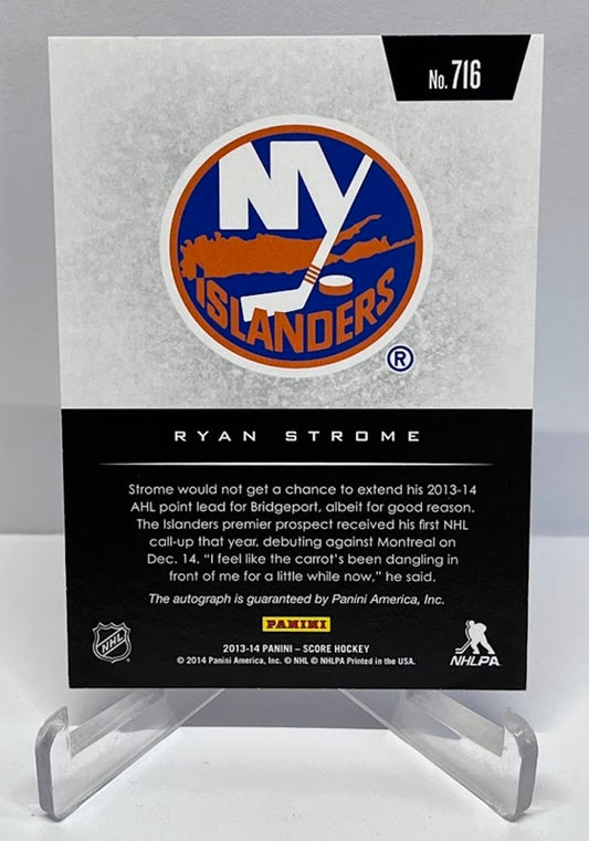 2013-14 Panini Score Hot Rookies RC Ryan Strome New York Islanders #716