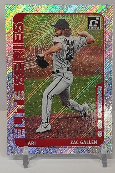 2021 Panini Donruss Elite Series Rapture Zac Gallen Arizona