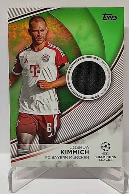 2023-24 Topps UEFA Club Competitions Relics Green Joshua Kimmich 096/199