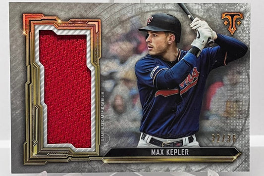 2020 Topps Triple Threads Single Jumbo Relics Max Kepler Twins 32/36