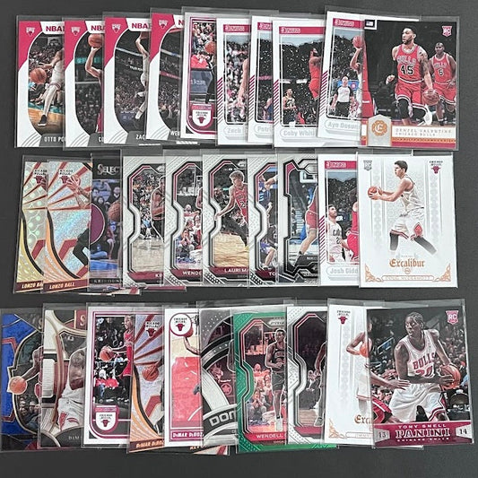30 Card Team Lot CHICAGO BULLS Rookies & Veterans A