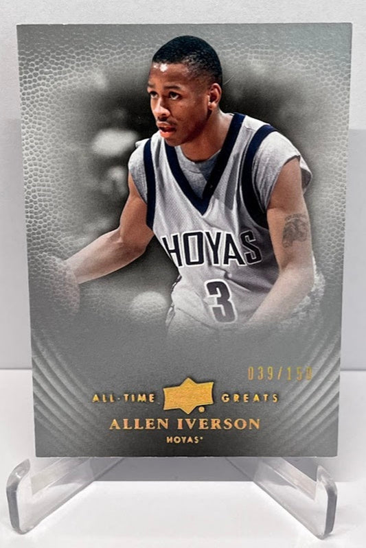 2013 Upper Deck All-Time Greats Allen Iverson Hoyas 039/150 #4