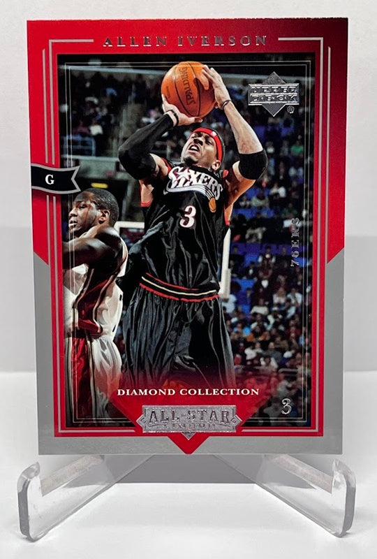 2004 Upper Deck Diamond Collection Allen Iverson Philadelphia 76ers #65