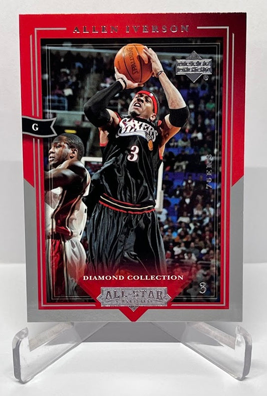 2004 Upper Deck Diamond Collection Allen Iverson Philadelphia 76ers #65