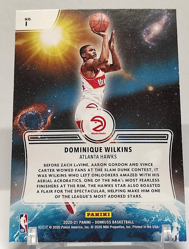 2020-21 Panini Donruss Zero Gravity Dominique Wilkins Hawks #1