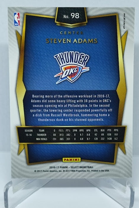 2016-17 Panini Select Prizm Steven Adams OKC Thunder #98