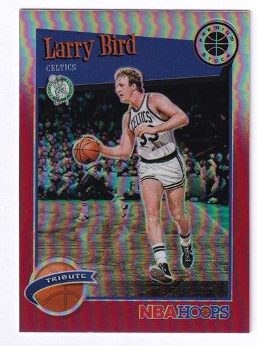 2019-20 Panini Hoops Premium Stock Red Prizm Larry Bird