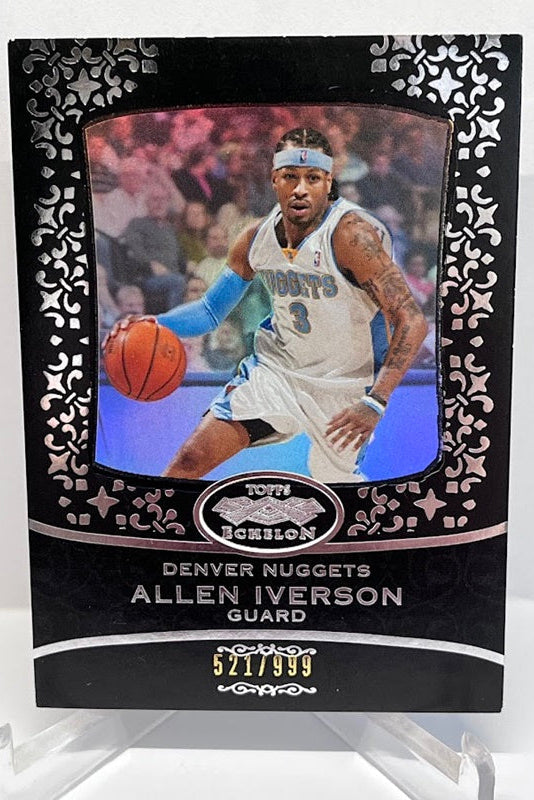 2007 Topps Echelon Allen Iverson Denver Nuggets 521/999 #26