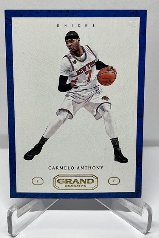 2016-17 Panini Grand Reserve Carmelo Anthony New York Knicks #36