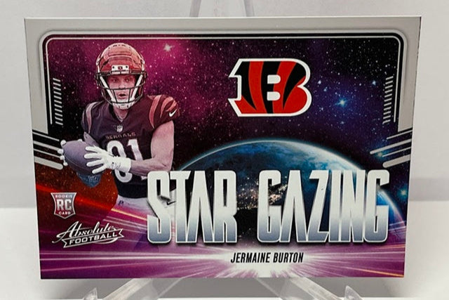 2024 Panini Absolute Star Gazing RC Jermaine Burton Bengals *3