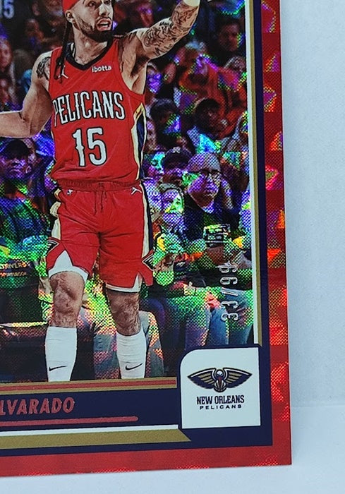 2023-24 Panini Hoops Hyper Red Jose Alvarado Pelicans 33/99 #209