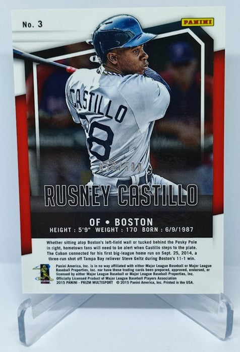 2015 Panini Prizm Multisport RC Rusney Castillo Boston 058//500 #3