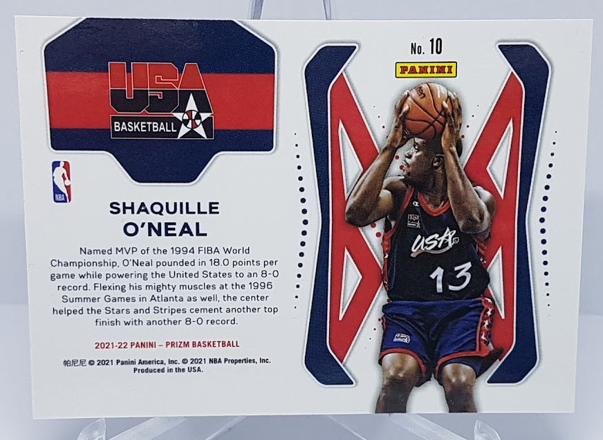 2021-22 Panini Prizm Team USA Shaquille O'Neal #10