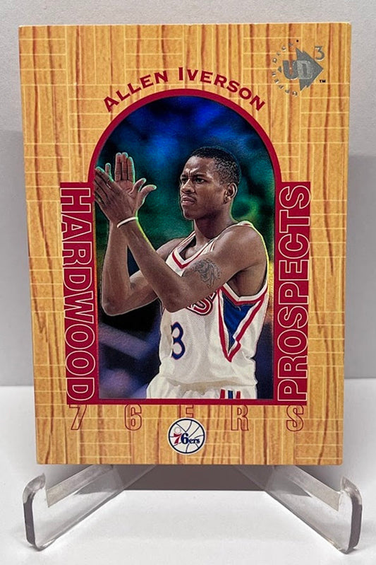 1996-97 Upper Deck Hardwood Prospects Allen Iverson 76ers #14