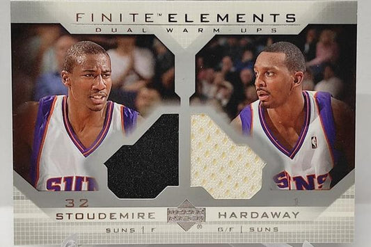 2003-04 Upper Deck Finite Elements Dual Warm-Up Stoudemire Hardaway