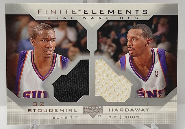 2003-04 Upper Deck Finite Elements Dual Warm-Up Stoudemire Hardaway