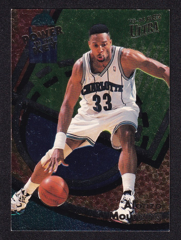 1993-94 Fleer Ultra Power in the Key Alonzo Mourning Hornets *2