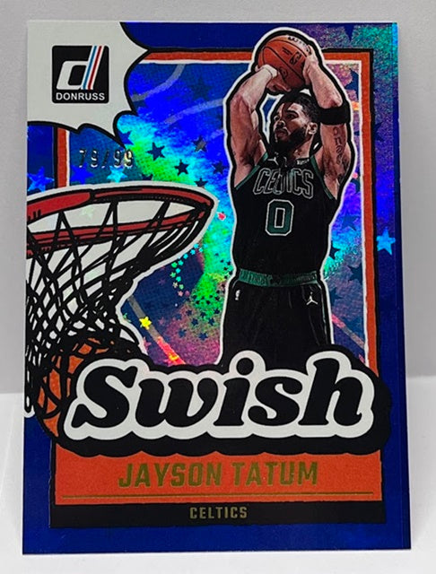 2024-25 Panin Donruss Swish Blue Stars Jayson Tatum Celtics 79/99 #7 *6