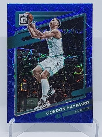 2021-22  Panini Donruss Optic Blue Velocity Gordon Hayward Hornets #132