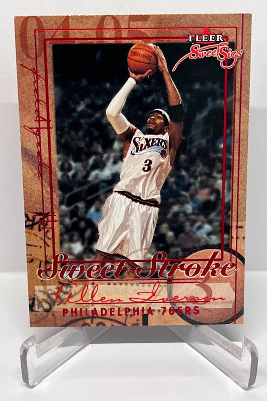 2004-05 Fleer Sweet Sigs Sweet Stroke Allen Iverson Philadelphia 76ers #3