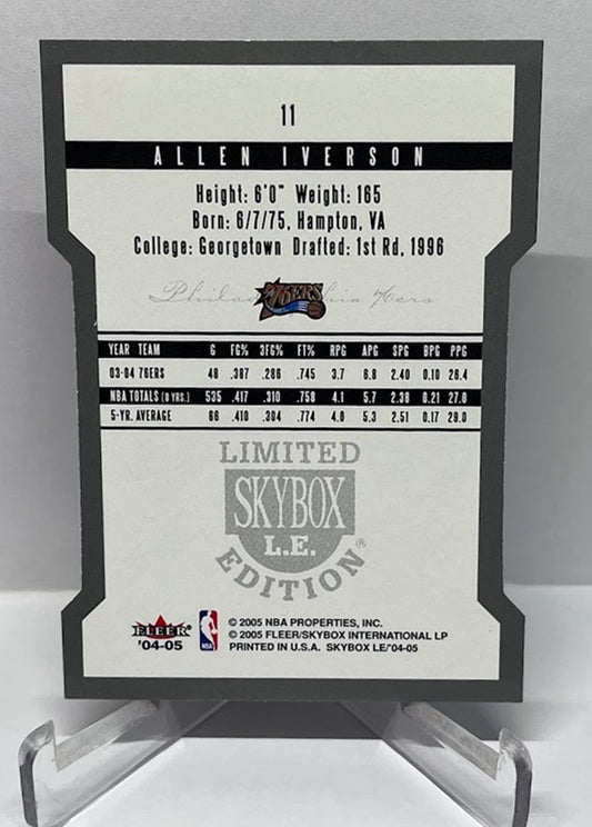 2004-05 Fleer Skybox Limited Edition Allen Iverson Philadelphia 76ers #11