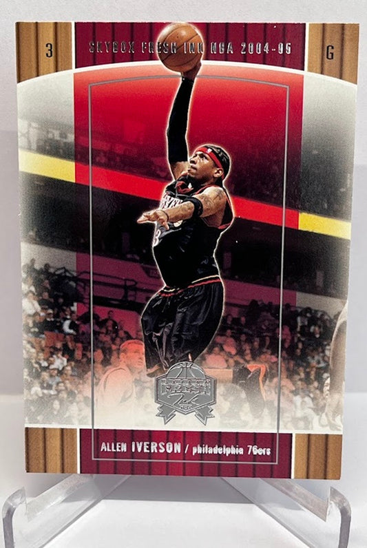 2004-05 Fleer Skybox Fresh INK Allen Iverson Philadelphia 76ers #59