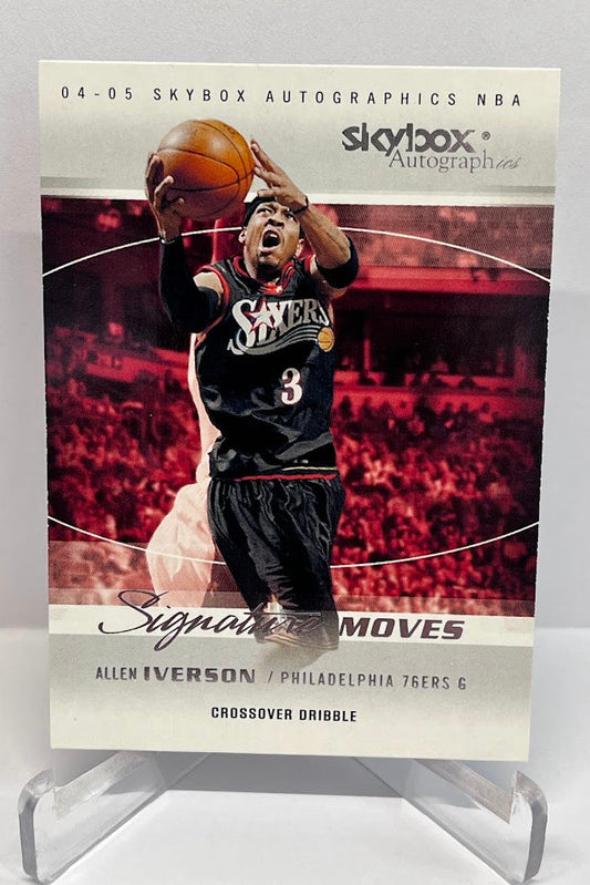 2004-05 Fleer Signature Moves Allen Iverson Philadelphia 76ers #1