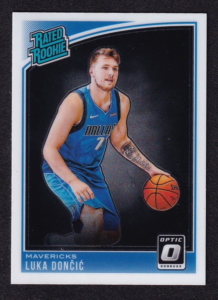 2018-19 Panini Donruss Optic Rated Rookie Luka Doncic Mavericks *2