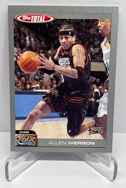 2005 Topps Total Silver Allen Iverson Philadelphia 76ers #72