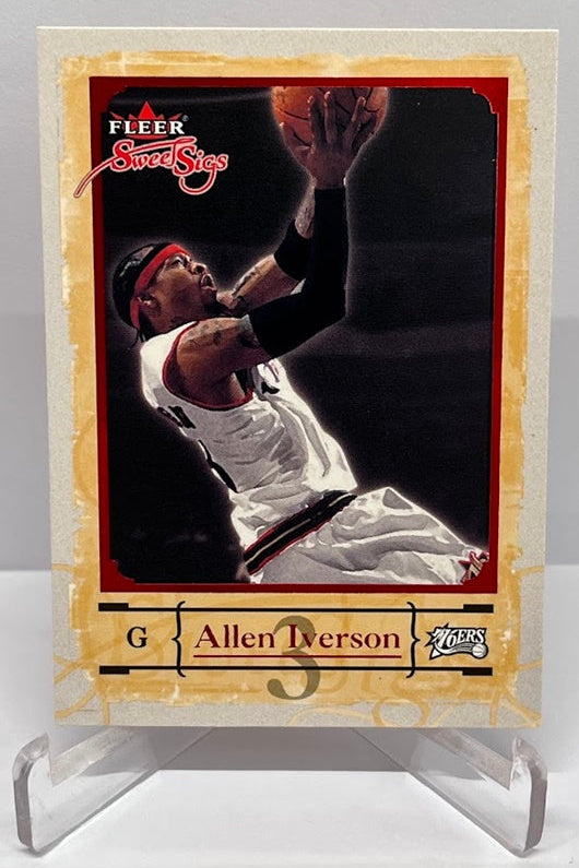 2004-05 Fleer Sweet Sigs Allen Iverson Philadelphia 76ers #16