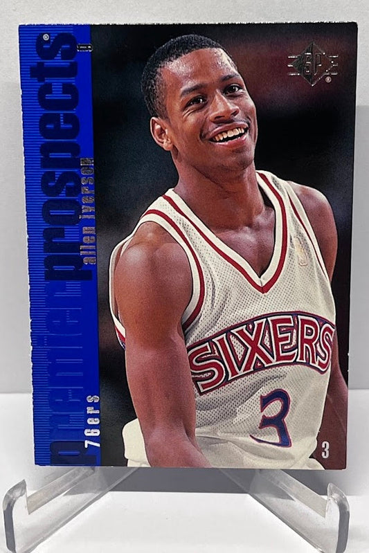 1996-97 Upper Deck SP Premier Prospects Allen Iverson 76ers #141