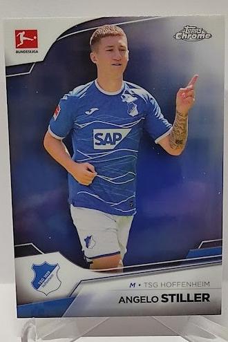 2022-23 Topps Chrome Refractor Angelo Stiller Hoffenheim #48