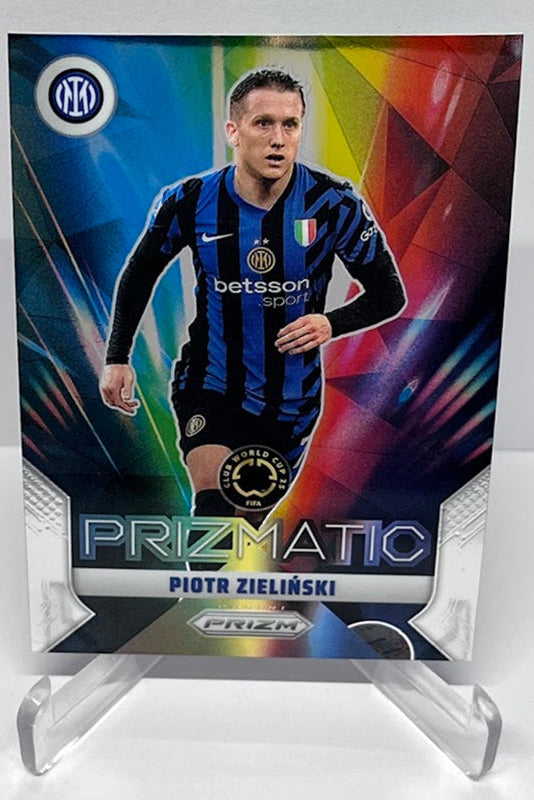 2025 Panini Prizm FIFA Club World Cup Prizmatic Piotr Zielinski Milano #11